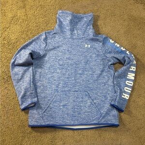 Under Armour UA Storm ColdGear Fleece Graphic Mock Neck Pullover Size Large